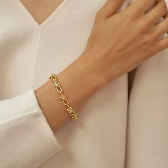 14K Gold filled Chain Bracelet - Picture 2 of 4